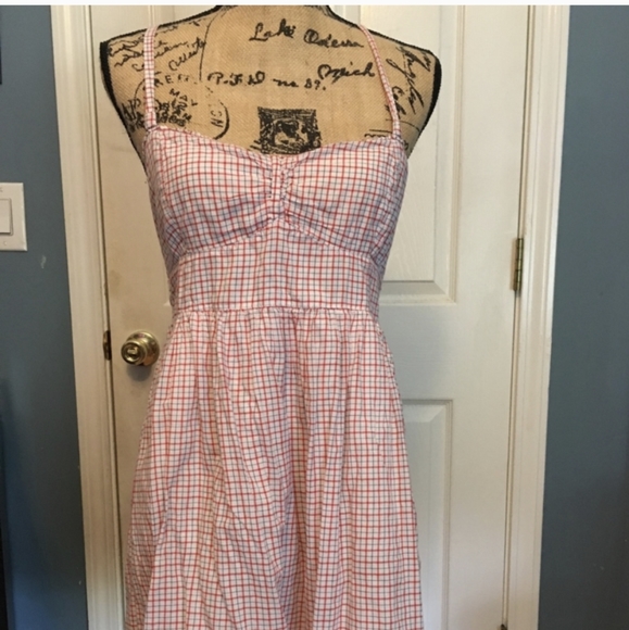 Abercrombie & Fitch Plaid Mini Dress Sz XSmall - Picture 3 of 11